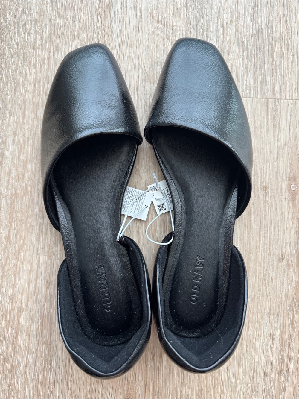 New Old Navy Black Women's Pointed D'Orsay Flats